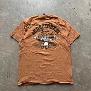 Y2k‎ Independent Built To Grind BTC Tan Shirt Size Medium